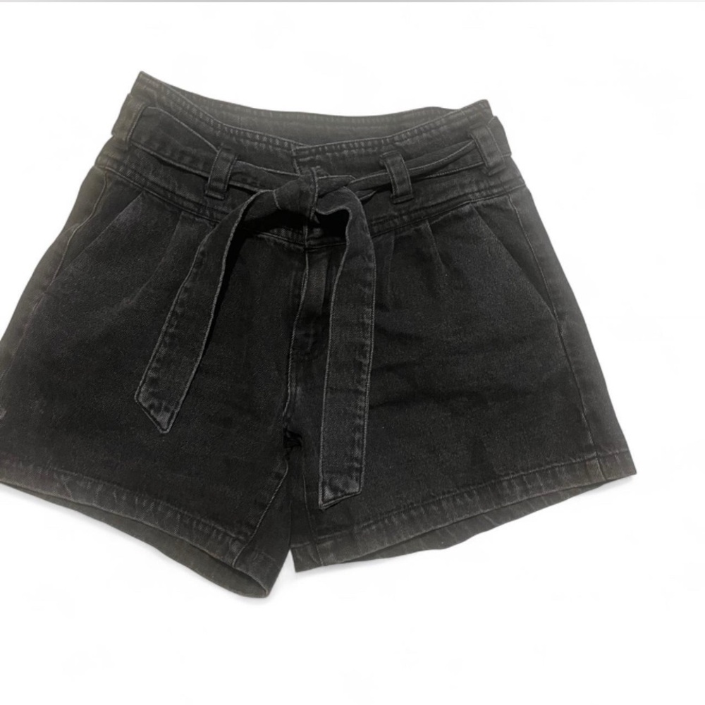 Vero Moda‎ Black High Waist Denim Shorts